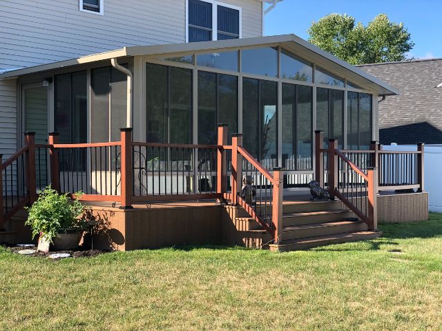 beautiful cathedral sunroom in new jersey